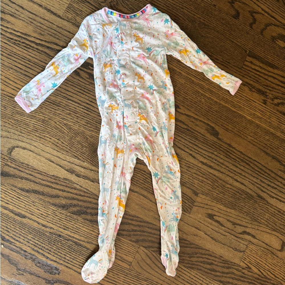 Magnetic Me Unicorn Print Kids Footie